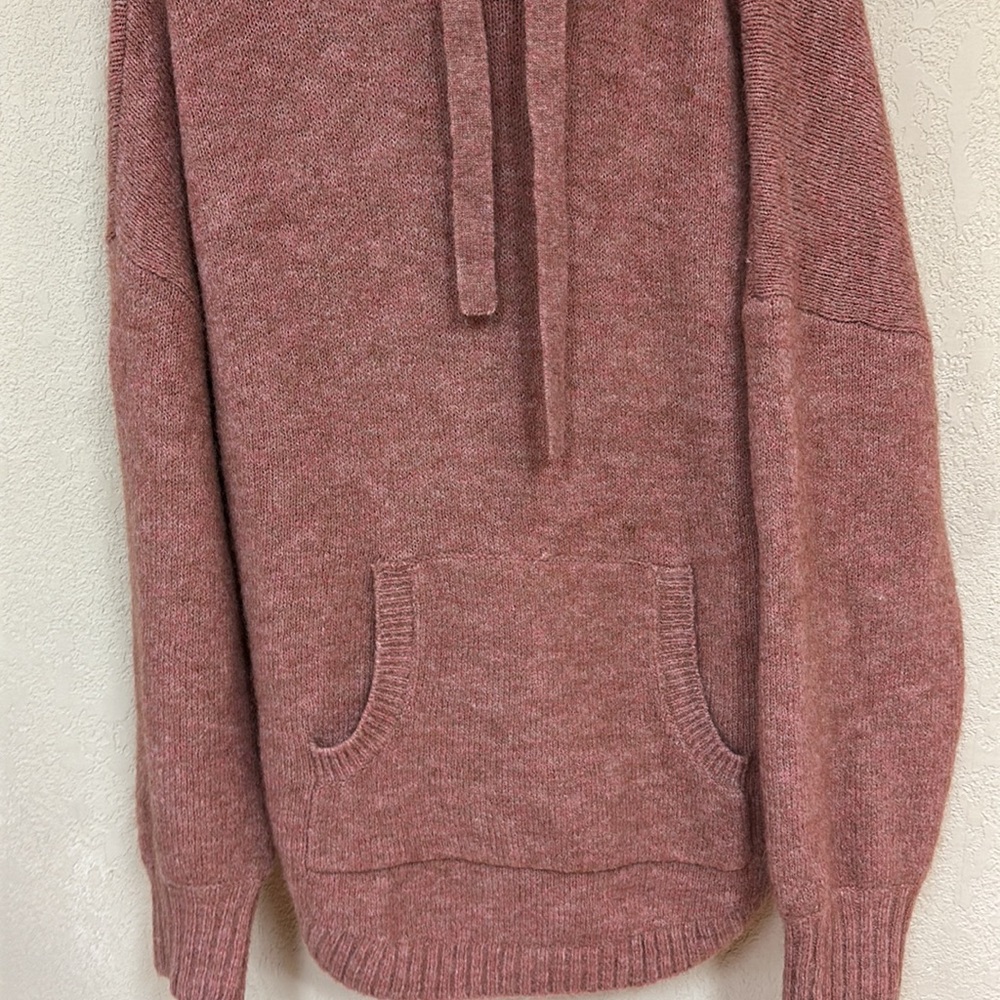 Madewell Wilmington dusty rose Hoodie Sweater size large - Picture 4 of 7
